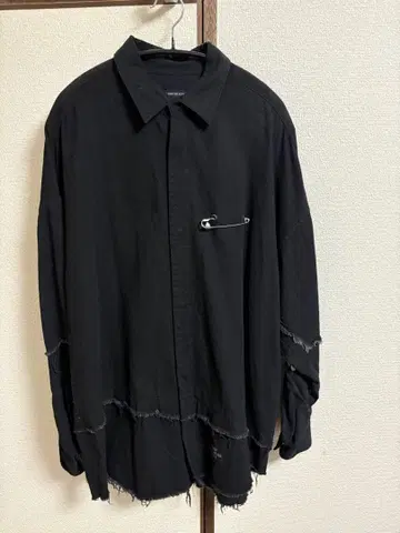 ALMOSTBLACK 데님 셔츠 사이즈 1
