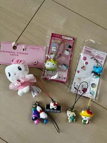 키티 한정판 USJ 절분 라운드원 묶음 판매 스트랩