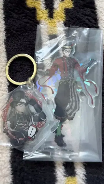 트위스테 1번 복권 트레이 클로버 아크릴 스탠드 아크릴 키링 세트