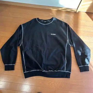 XLARGE 블랙 맨투맨 XL