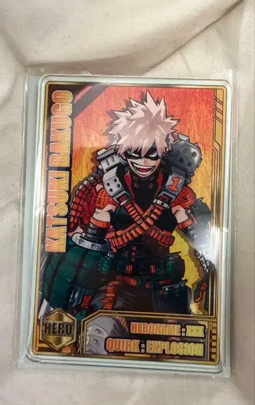 바쿠고 카츠키 스탯 카드