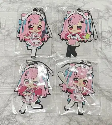 4종 세트! 유키 사쿠나 라운드 원 러버 스트랩 1