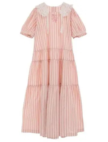 핑크하우스 오리지널 멀티 스트라이프 원피스