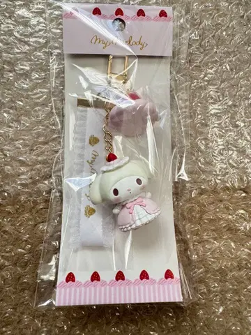 마이멜로디 딸기 휘핑 케이크 키링 산리오