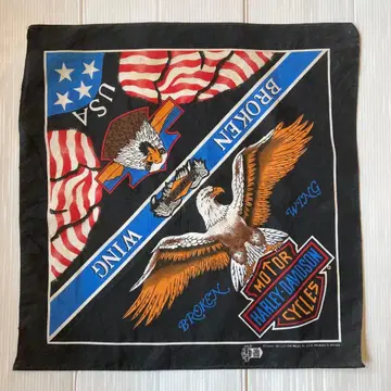 HARLEY DAVIDSON 빈티지 반다나 USA제