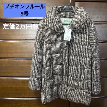 [택 포함 미사용] 푸치 온 플뢰르 코트 브라운 계열