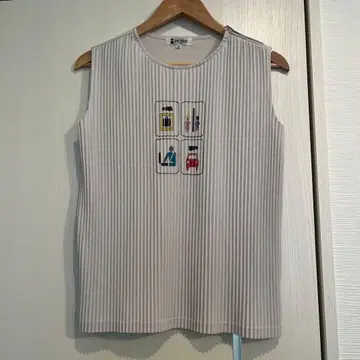 PICONE 슬리브리스 플리츠 셔츠 팬츠 셋업 38