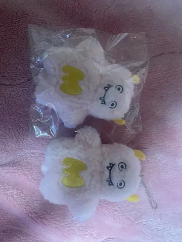 마루시이 마음속 깊은 곳에 숨은 괴수 봉제 인형 키링 2개