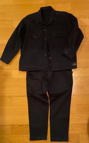 DUCKNOT 덕노트 캠프파이어 셔츠 자켓 팬츠 셋업 XL