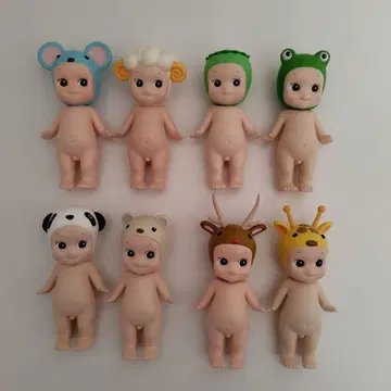 동물 캐릭터 피규어 8개 세트