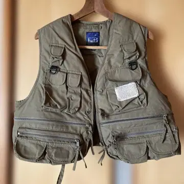 90s Pract.S 낚시용 조끼 카키 L