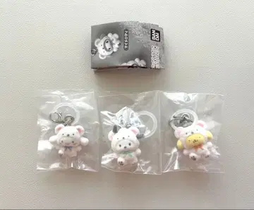 산리오 메지루시 액세서리 후와후와 스노우 시나모롤 포차코 푸딩