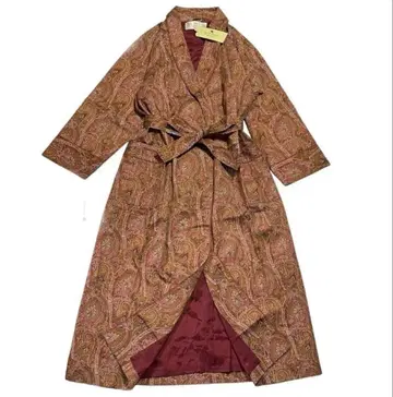 에트로 페이즐리 무늬 가운 코트