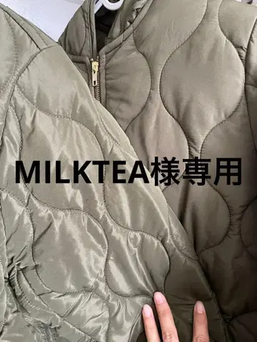 엠마 테일러 퀼팅 코트 36(M) 후드 부착