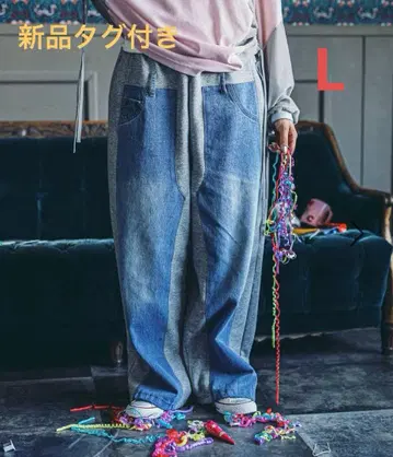 니코앤드 MODE NORM CORE 데님 패치워크 팬츠