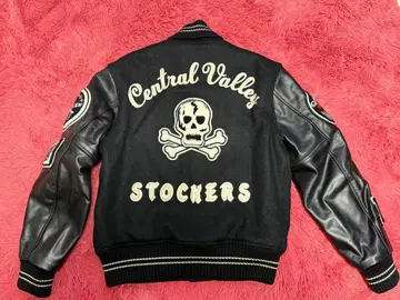 WHITESVILLE 화이츠빌 풀 데코 바시티 자켓 38 바시티 자켓