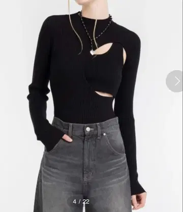 2way 디자인 레이어드 니트 duras