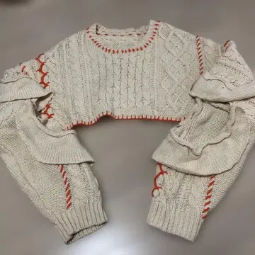 차오패닉 티피 헬로 샌프란시스코 디자인 니트 스웨터