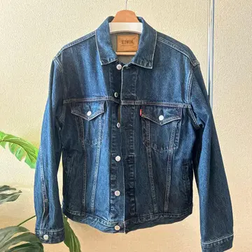 EDWIN 다크 블루 데님 자켓