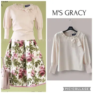 M'S GRACY* 프릴 리본 니트