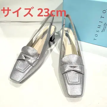 미사용 새상품 YOSHITO 요시토 백 벨트 실버 사이즈 23 힐 5