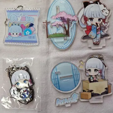 원신 카미사토 아야카 묶음 판매 아크릴 스탠드 스이파라 로손 minini