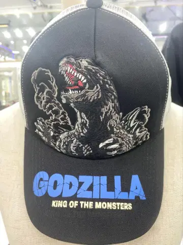(16) 고질라 메쉬 캡 블랙 화이트