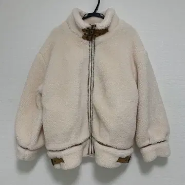 새상품급 올리브데올리브 보아 자켓 크림 F 1183100424