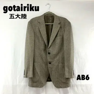 W0796T gotairiku 고타이리쿠 자켓 양모 실크 캐시미어 혼방