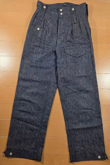 나이젤카본 코튼 린넨(데님) 브리티시 밀리터리 군용 바지