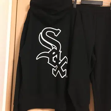 새상품 MLB SOX 화이트 양말 후드티