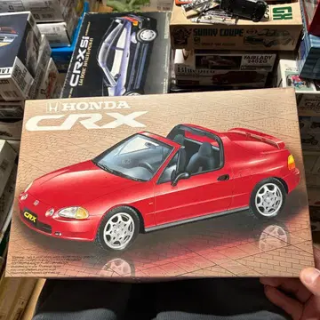 후지미 Honda CRX 빨간색 프라모델