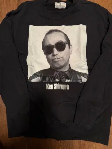 저널 스탠다드 x 시무라 켄 크루스 프린트 맨투맨 M 사이즈