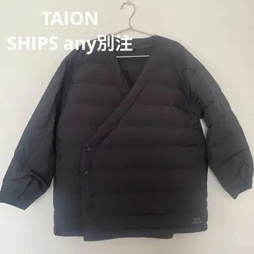 TAION 타이온 SHIPS any 별주 다운 자켓 사무에 M 블랙