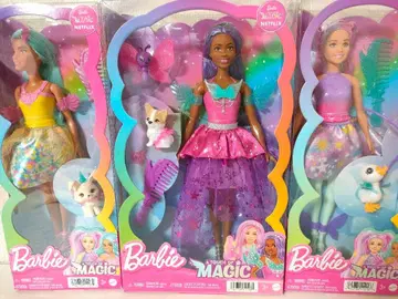 바비 Barbie 드림토피아 터치 오브 매직 3체 세트