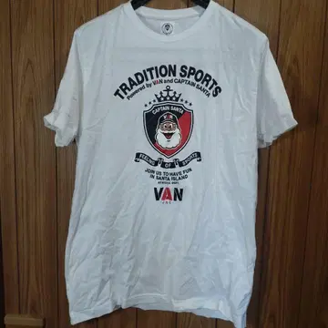 VAN 캡틴 산타 T셔츠 사이즈 4 (LL)
