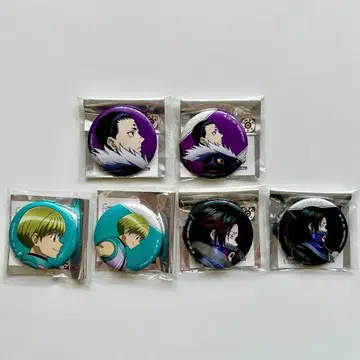 헌터헌터 아유미 글리터 캔뱃지 6세트 클로로 페이탄