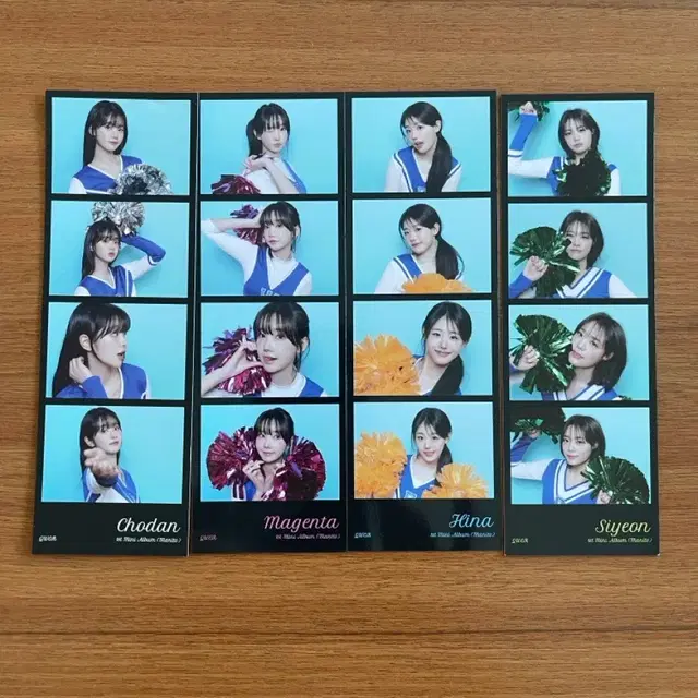 qwer 미니앨범 마니또 인생네컷 쵸단 젠타 히나 시연