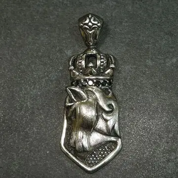 윌리엄 월레스 크라운 호스 목걸이 실버 925