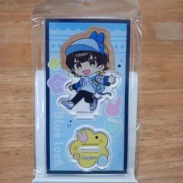 바치라 메구루 데님 부활절 아크릴 스탠드 아크릴 키링 블루 록