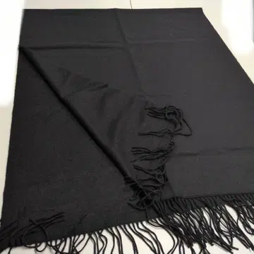 캐시미어 100% 블랙 스톨