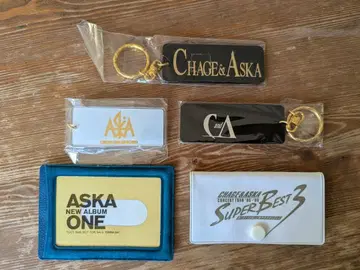 CHAGE AND ASKA 키링, 패스 케이스, ASKA 카드 케이스 외