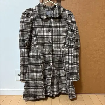 원피스풍 미들 기장 코트