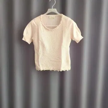 Harrods 핑크 반팔 니트 가디건 세트