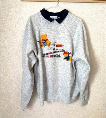 BRINDAR DESIGN 그레이 트레이닝복 L 곰