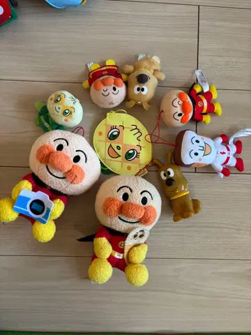 호빵맨 봉제 인형 세트