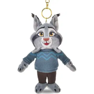 디즈니 스토어 파우버트 봉제 인형 키링 키체인 주토피아2