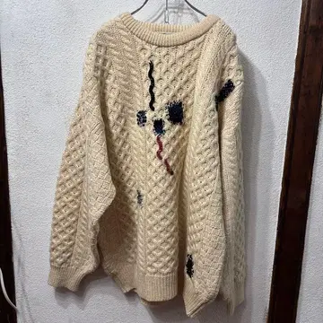 아일랜드제 초레어 단품 피셔맨 니트 구제 의류 빈티지