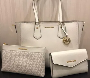 MICHAEL KORS 화이트 토트백 세트