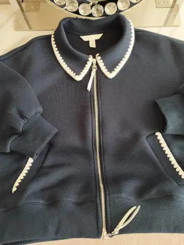 네이비 집업 자켓 S